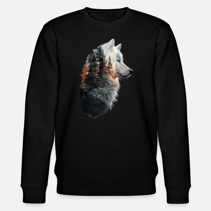 Samoyède - Sweat bio CHANGER Stanley/Stella Unisexe - noir