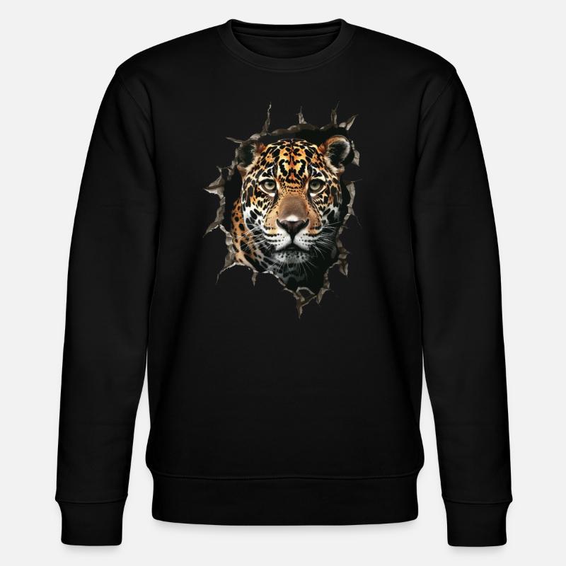 Jaguar - Stanley/Stella Unisex Bio-Sweatshirt CHANGER  - Schwarz
