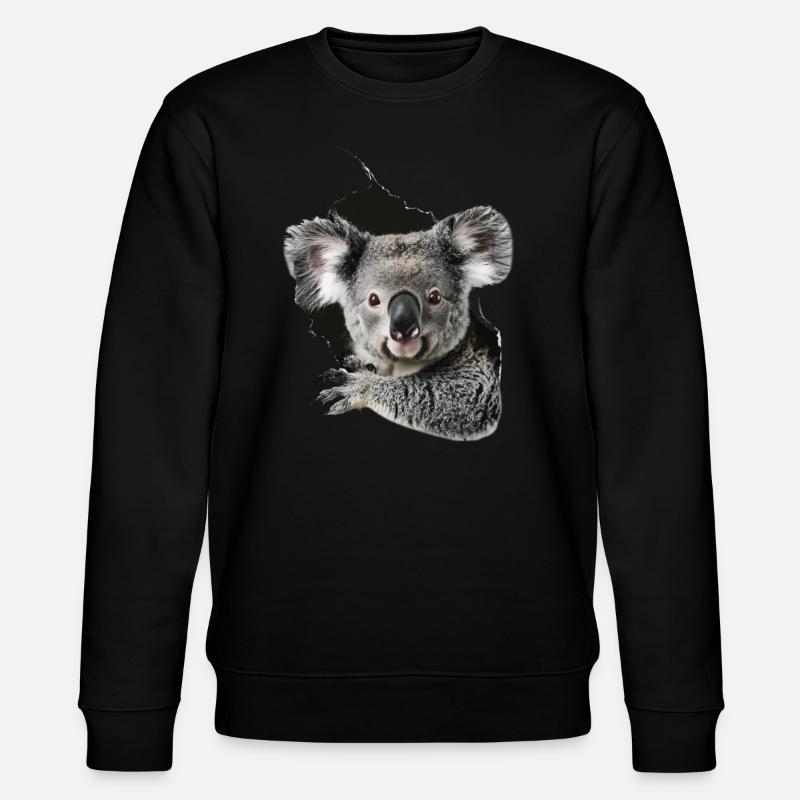 Koala - Stanley/Stella CHANGER Unisex Organic Sweatshirt - black