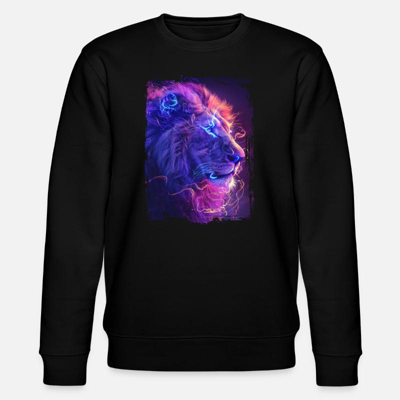 Lion - Sweat bio CHANGER Stanley/Stella Unisexe - noir