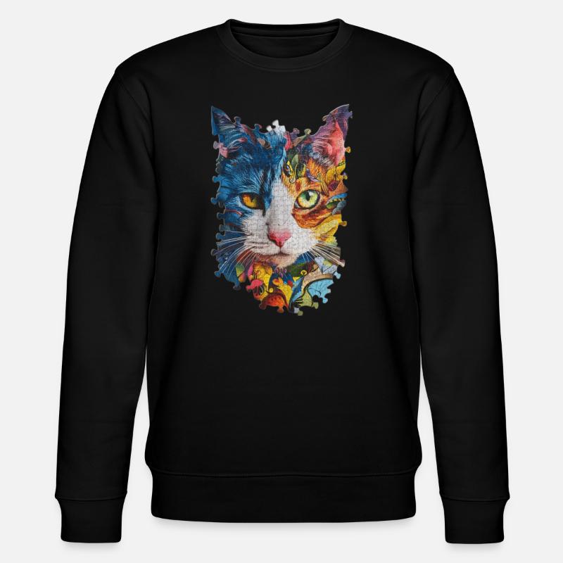 Chat - Sweat bio CHANGER Stanley/Stella Unisexe - noir