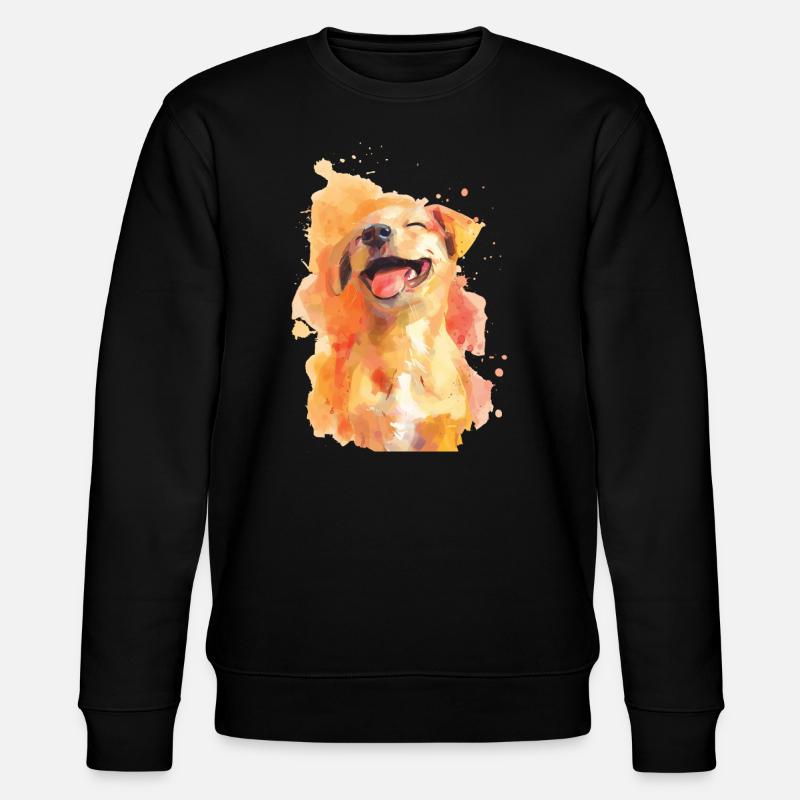 Hund - Stanley/Stella Unisex Bio-Sweatshirt CHANGER  - Schwarz