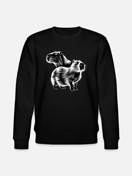 Capybara - Stanley/Stella CHANGER Unisex Organic Sweatshirt - black