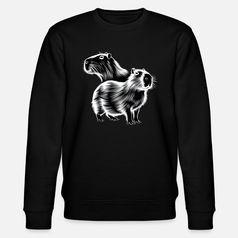 Capybara - Stanley/Stella CHANGER Unisex Organic Sweatshirt - black
