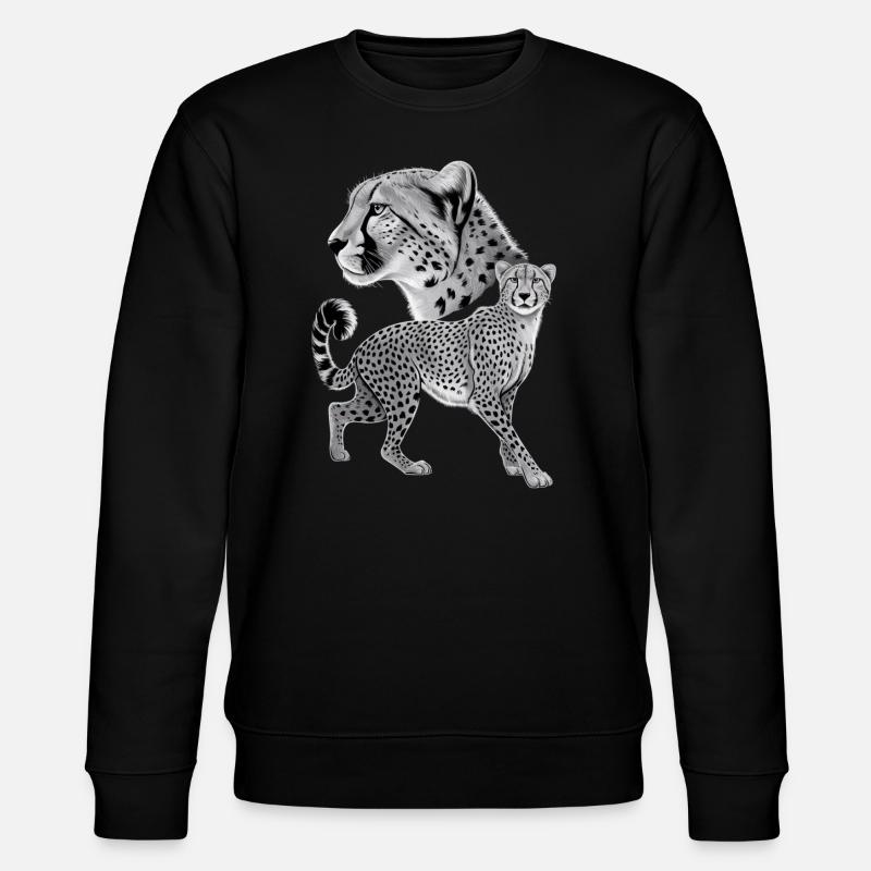 Guépard - Sweat bio CHANGER Stanley/Stella Unisexe - noir