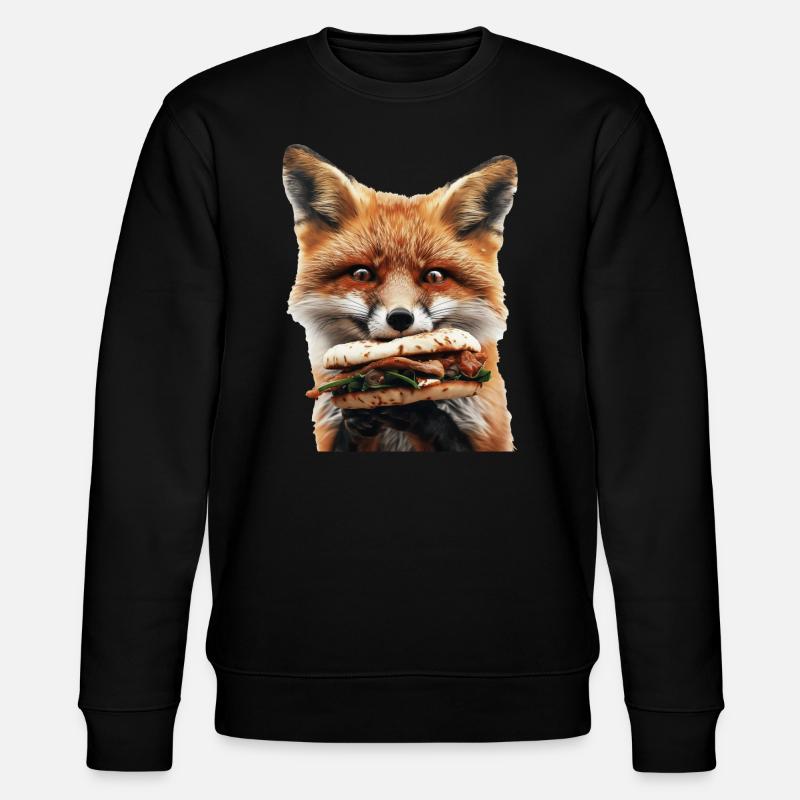 Fuchs - Stanley/Stella Unisex Bio-Sweatshirt CHANGER  - Schwarz