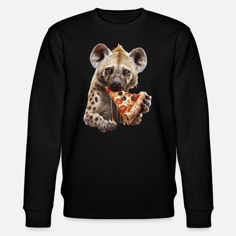 Hyäne - Stanley/Stella Unisex Bio-Sweatshirt CHANGER  - Schwarz