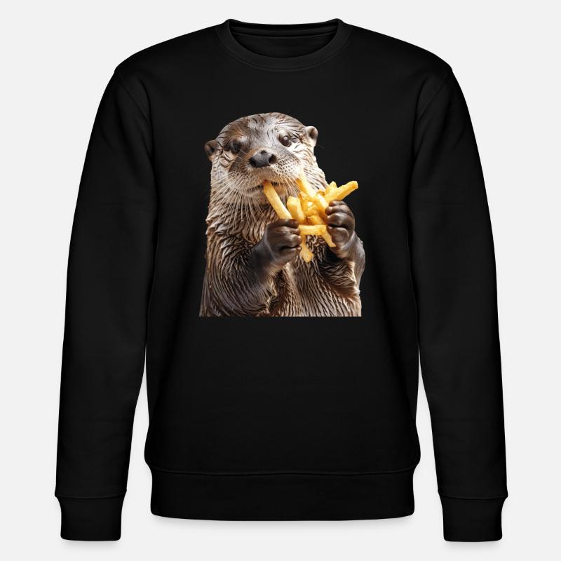 Otter - Stanley/Stella Unisex Bio-Sweatshirt CHANGER  - Schwarz