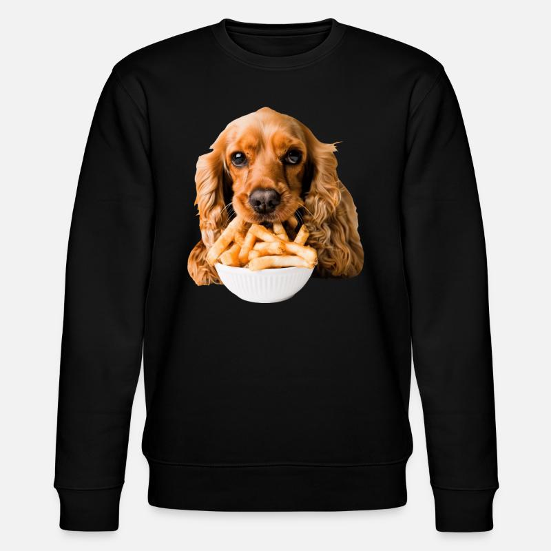 Cocker Spaniel - Stanley/Stella CHANGER Unisex Organic Sweatshirt - black