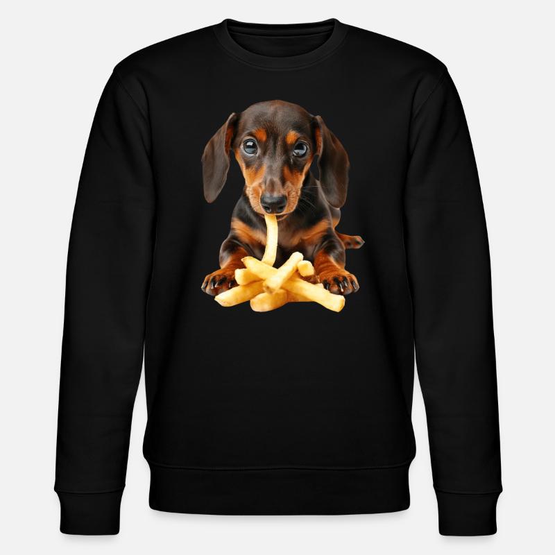 Dachshund - Stanley/Stella CHANGER Unisex Organic Sweatshirt - black