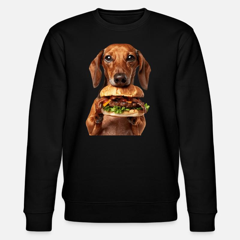 Dackel - Stanley/Stella Unisex Bio-Sweatshirt CHANGER  - Schwarz