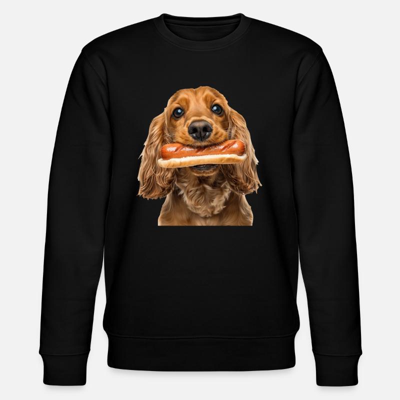 Cocker Spaniel - Stanley/Stella Unisex Bio-Sweatshirt CHANGER  - Schwarz