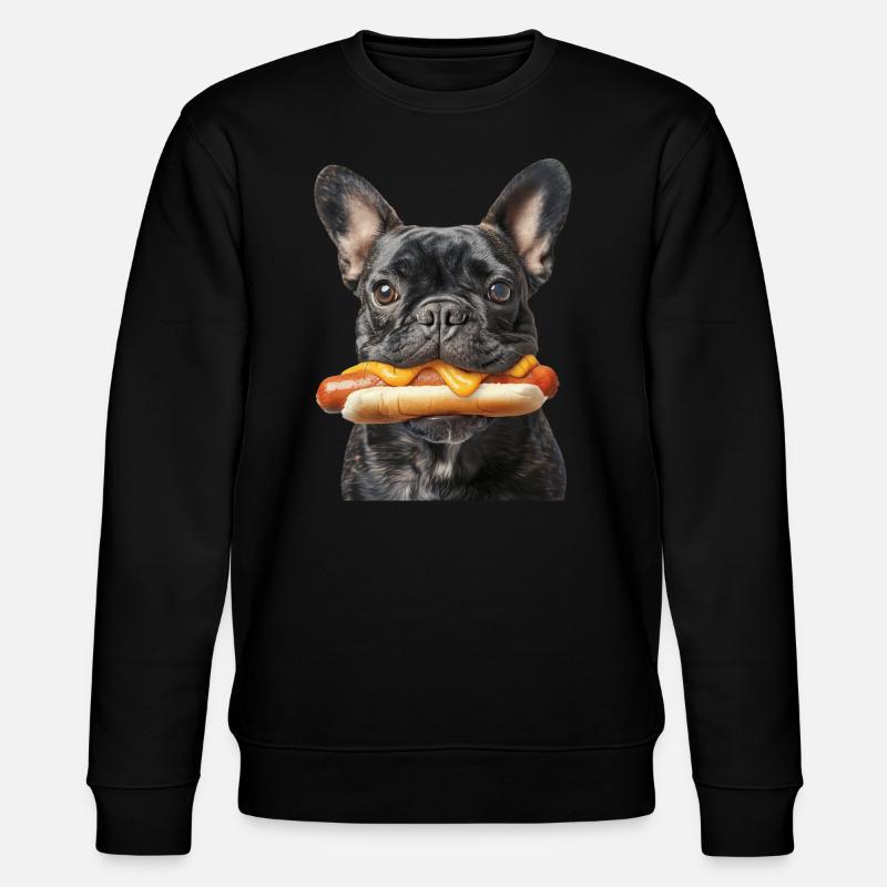 Bouledogue français - Sweat bio CHANGER Stanley/Stella Unisexe - noir