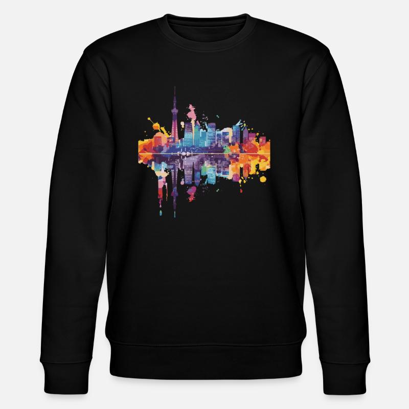 Kazo - Stanley/Stella Unisex Bio-Sweatshirt CHANGER  - Schwarz