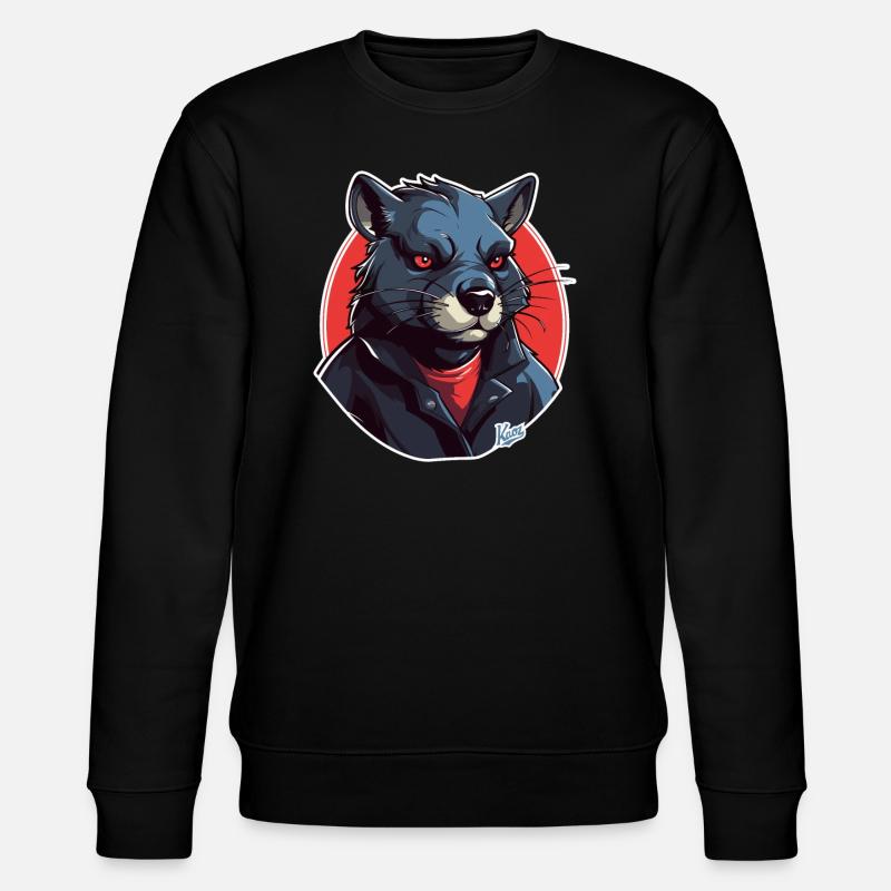 Tasmanian devil - Stanley/Stella CHANGER Unisex Organic Sweatshirt - black
