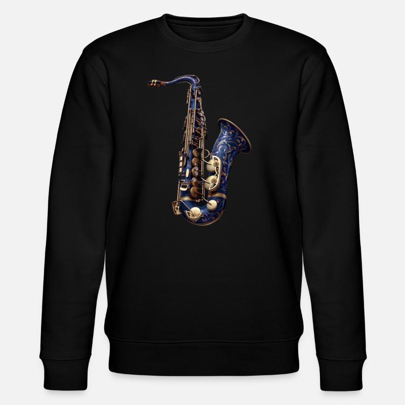 Saxophone - Sweat bio CHANGER Stanley/Stella Unisexe - noir
