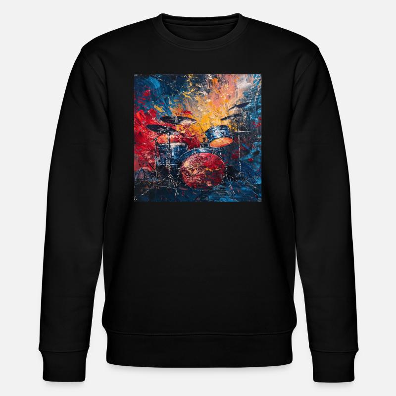 Percussion - Sweat bio CHANGER Stanley/Stella Unisexe - noir