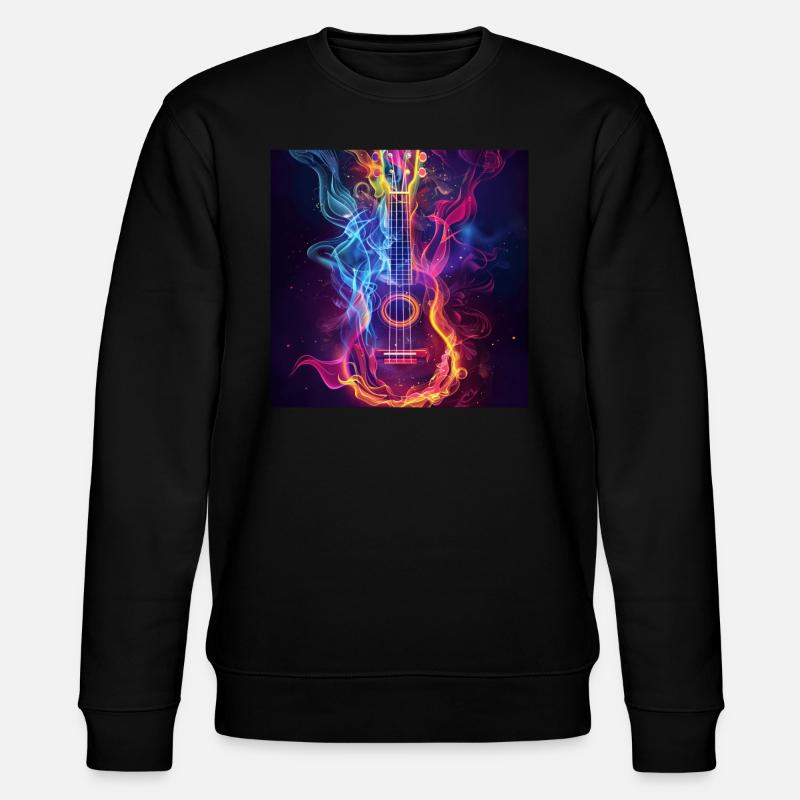 Ukulele - Stanley/Stella Unisex Bio-Sweatshirt CHANGER  - Schwarz
