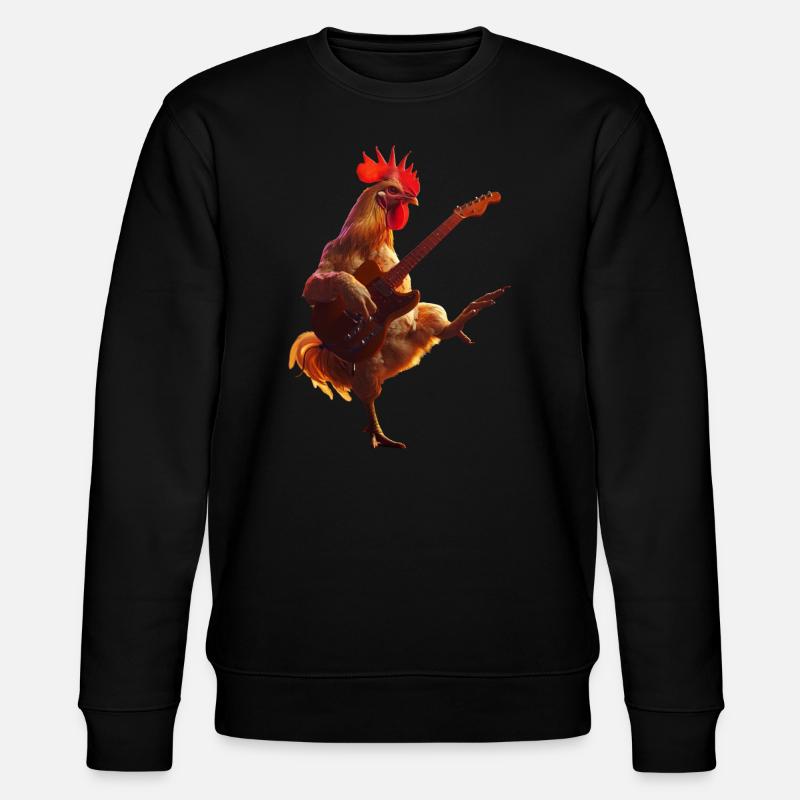 Guitare Coq - Sweat bio CHANGER Stanley/Stella Unisexe - noir
