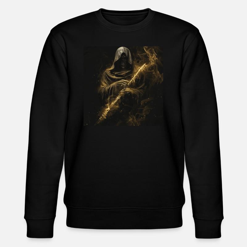 Querflöte - Stanley/Stella Unisex Bio-Sweatshirt CHANGER  - Schwarz