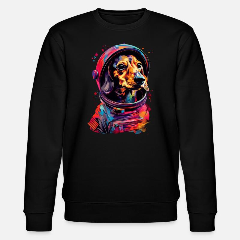 Dackel - Stanley/Stella Unisex Bio-Sweatshirt CHANGER  - Schwarz