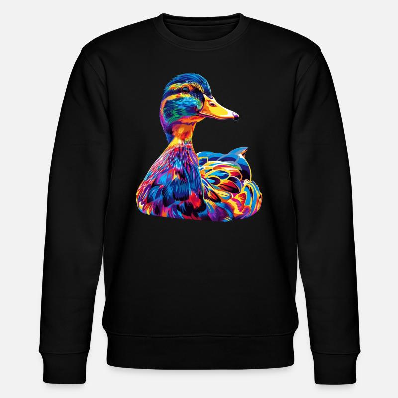 Ente - Stanley/Stella Unisex Bio-Sweatshirt CHANGER  - Schwarz