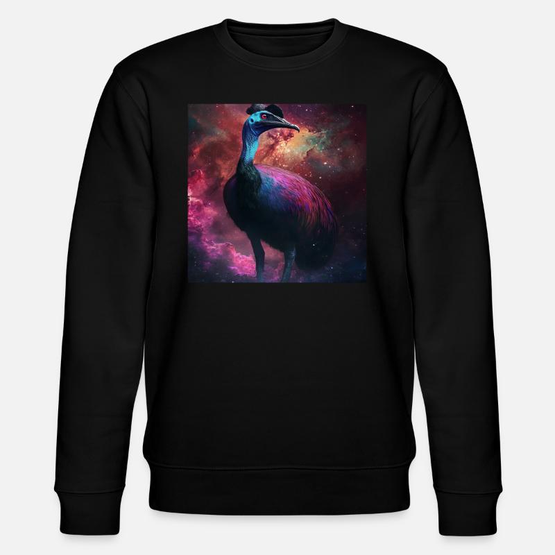 Kasuar - Stanley/Stella Unisex Bio-Sweatshirt CHANGER  - Schwarz