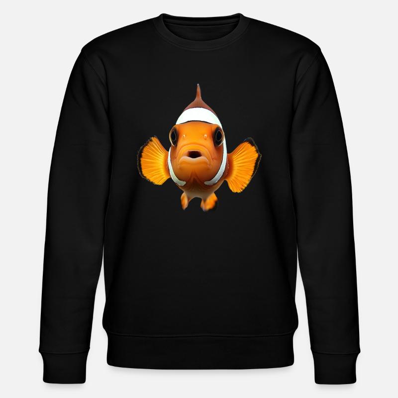 Clownfisch - Stanley/Stella Unisex Bio-Sweatshirt CHANGER  - Schwarz