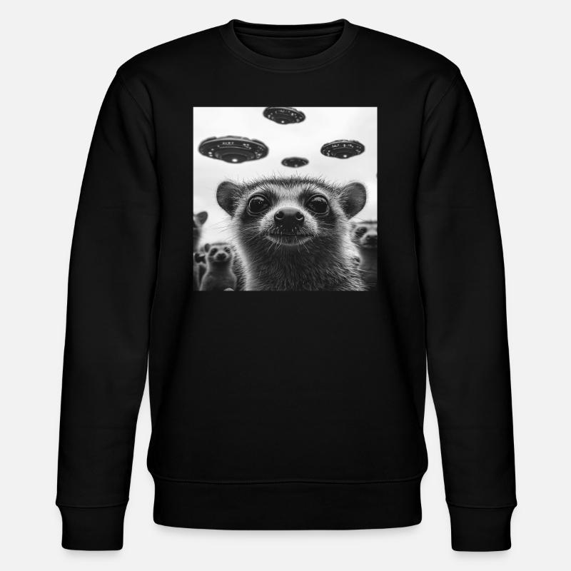 Nasenbär - Stanley/Stella Unisex Bio-Sweatshirt CHANGER - Schwarz