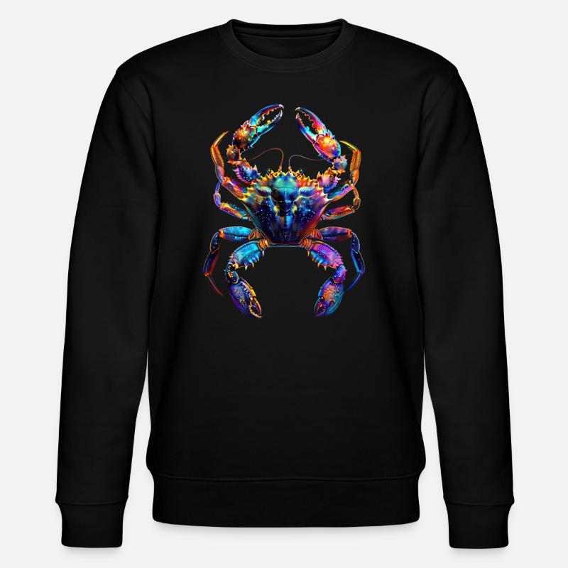 Krabbe - Stanley/Stella Unisex Bio-Sweatshirt CHANGER  - Schwarz