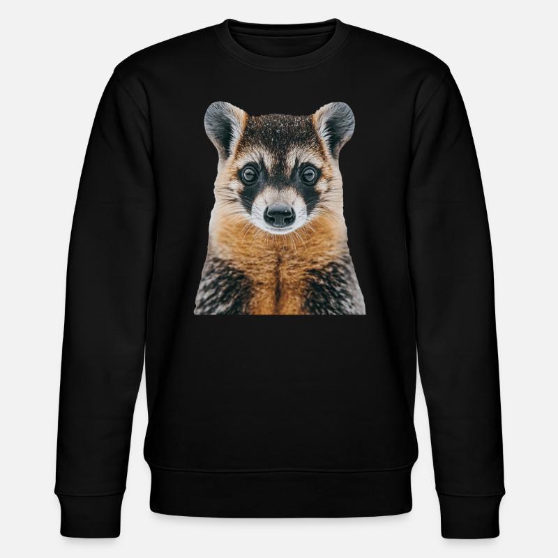 Nasenbär - Stanley/Stella Unisex Bio-Sweatshirt CHANGER  - Schwarz