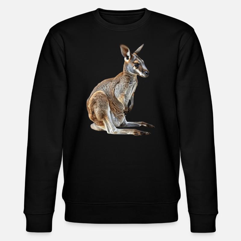 Wallaby - Stanley/Stella Unisex Bio-Sweatshirt CHANGER  - Schwarz