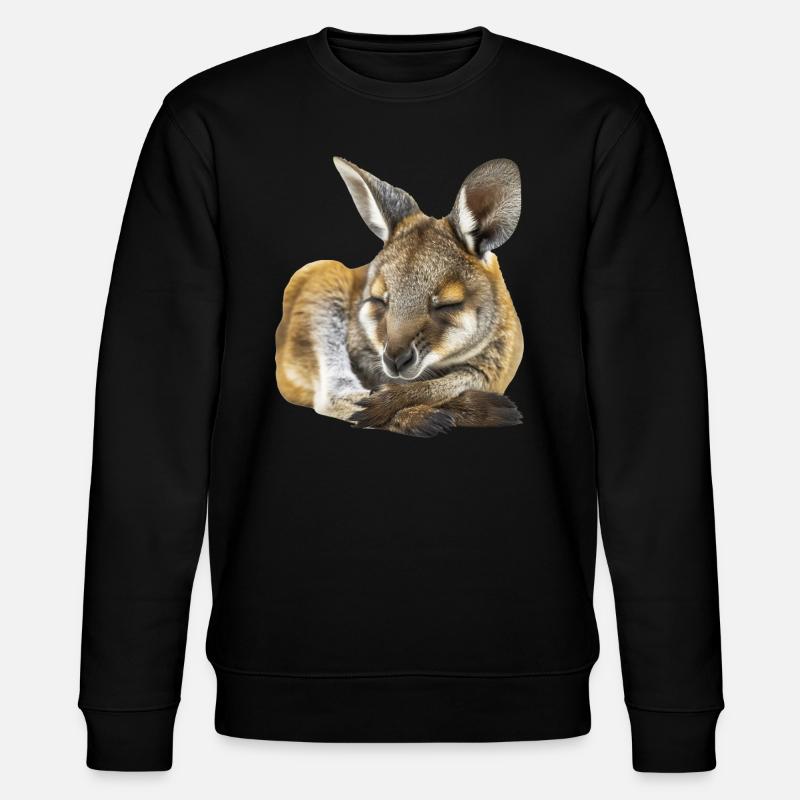 Wallaby - Stanley/Stella Unisex Bio-Sweatshirt CHANGER  - Schwarz