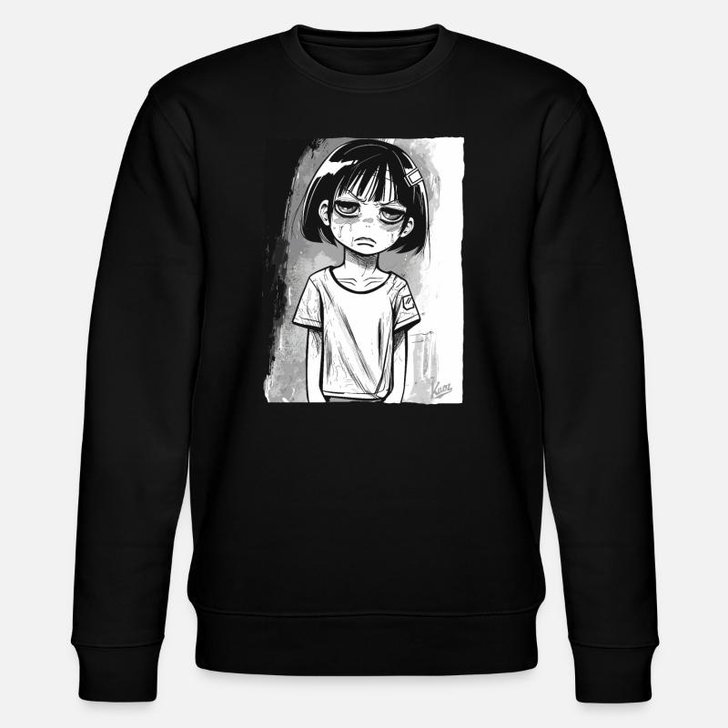 Fille alternative de dessin animé - Sweat bio CHANGER Stanley/Stella Unisexe - noir
