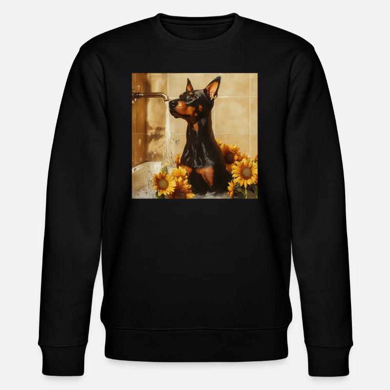 Dobermann - Stanley/Stella Unisex Bio-Sweatshirt CHANGER  - Schwarz