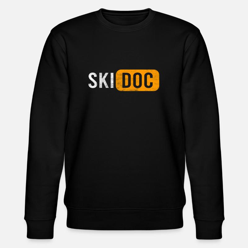 Ski Doc Wintersport - Stanley/Stella Unisex Bio-Sweatshirt CHANGER  - Schwarz