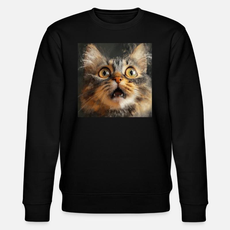 Maine Coon - Stanley/Stella Unisex Bio-Sweatshirt CHANGER  - Schwarz