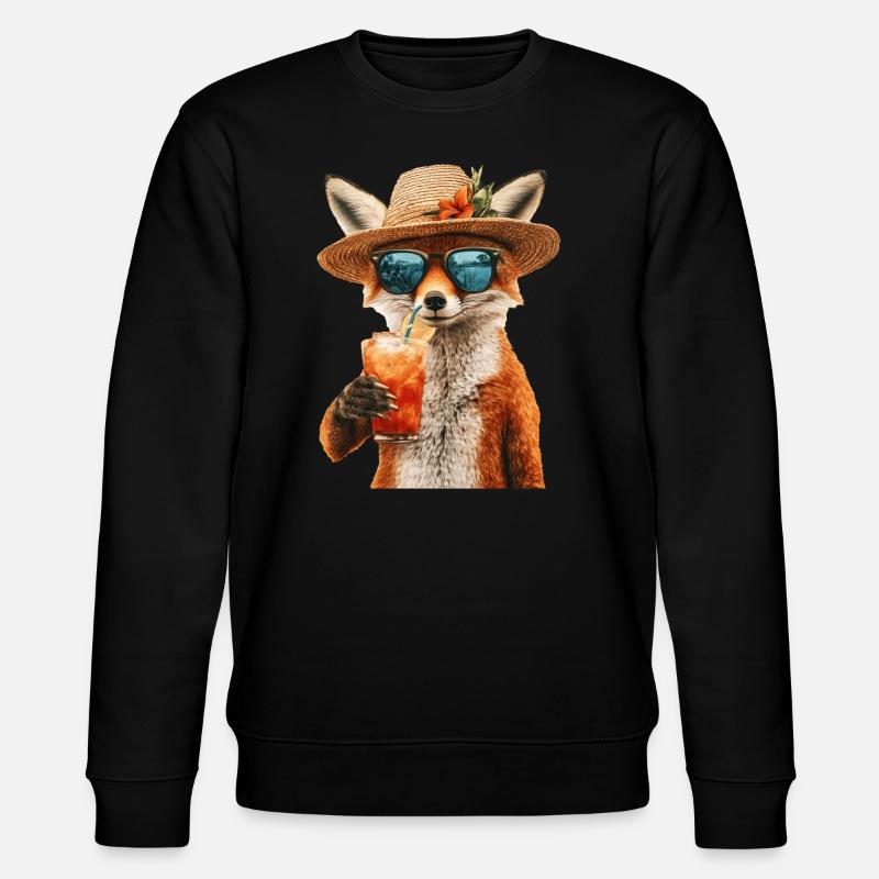 Fuchs - Stanley/Stella Unisex Bio-Sweatshirt CHANGER - Schwarz