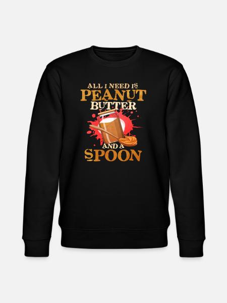 Erdnussbutter - Stanley/Stella Unisex Bio-Sweatshirt CHANGER  - Schwarz