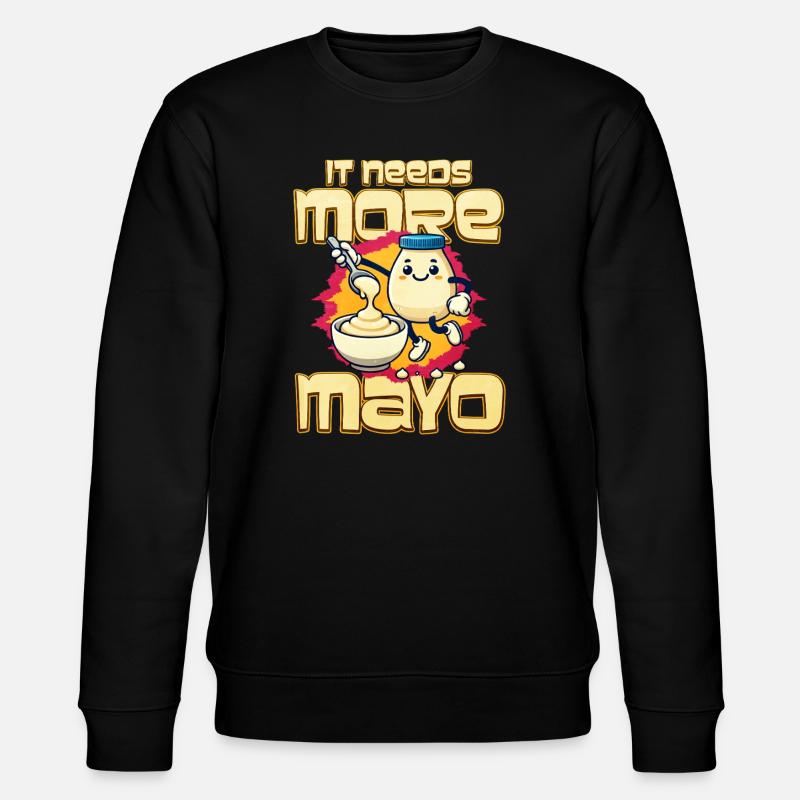 Mayonnaise - Stanley/Stella Unisex Bio-Sweatshirt CHANGER  - Schwarz
