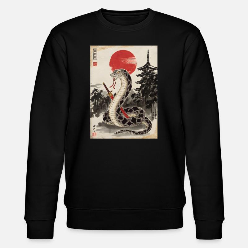 Samurai - Stanley/Stella Unisex Bio-Sweatshirt CHANGER  - Schwarz