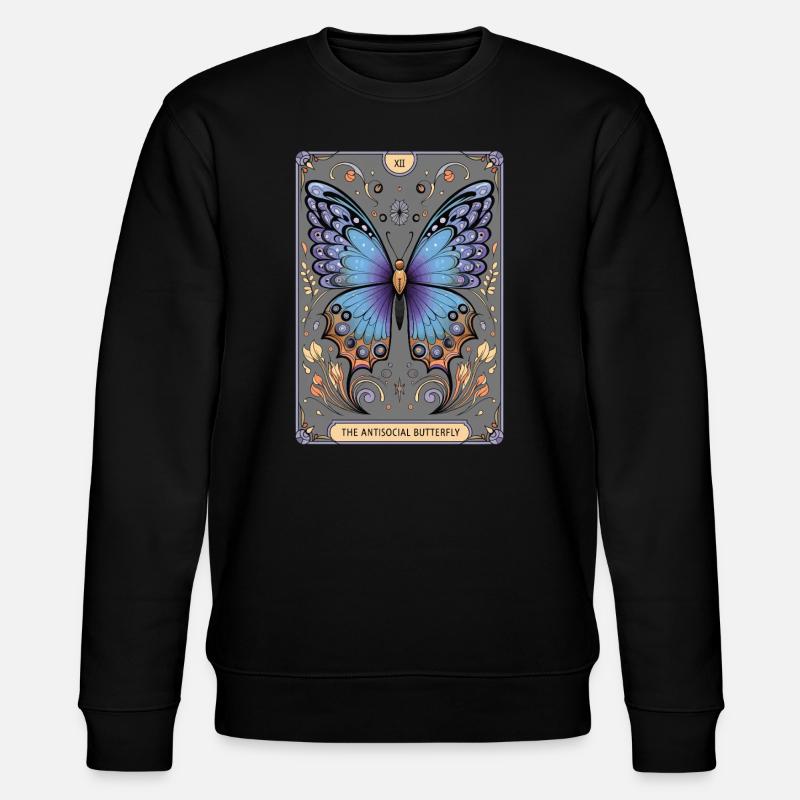 Tarotkarte - Stanley/Stella Unisex Bio-Sweatshirt CHANGER  - Schwarz