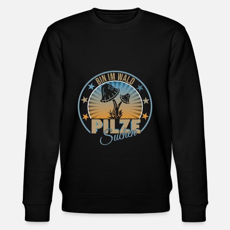 Pilz - Stanley/Stella Unisex Bio-Sweatshirt CHANGER  - Schwarz