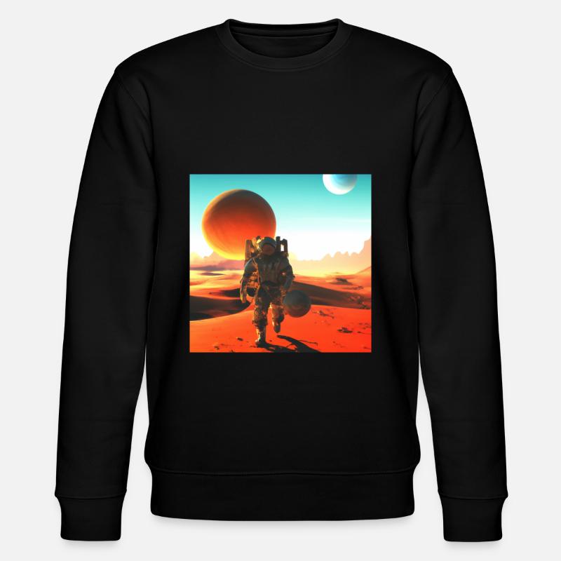 Mission Mars - Stanley/Stella Unisex Bio-Sweatshirt CHANGER  - Schwarz