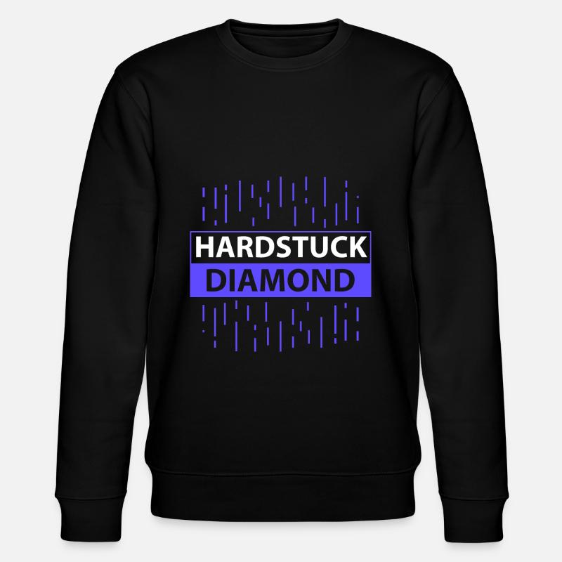 Hardstuck Diamond - Stanley/Stella Unisex Bio-Sweatshirt CHANGER  - Schwarz