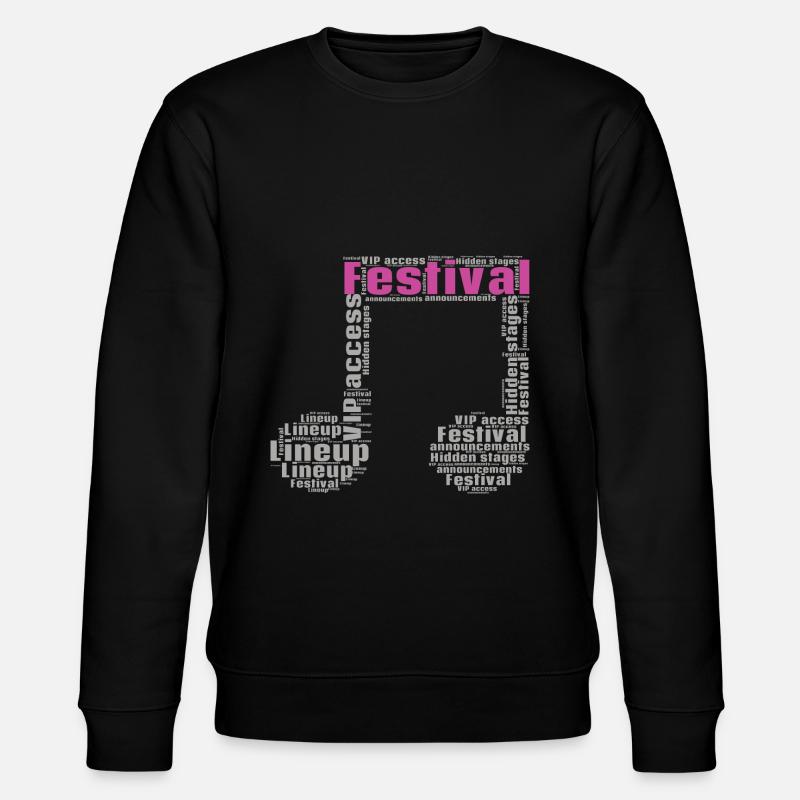 Festival - Stanley/Stella Unisex Bio-Sweatshirt CHANGER  - Schwarz