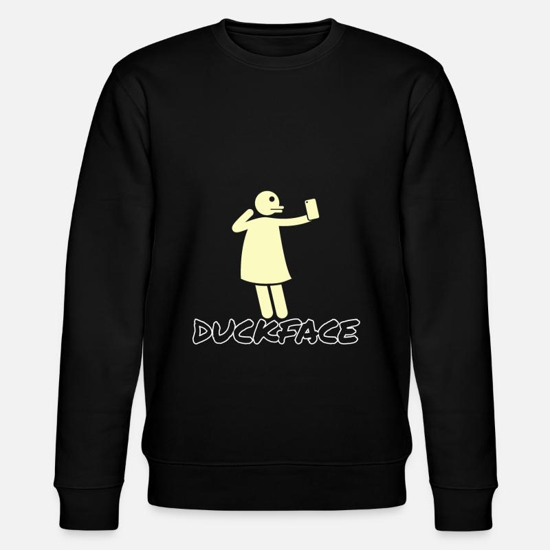 duckface - Stanley/Stella Unisex Bio-Sweatshirt CHANGER  - Schwarz