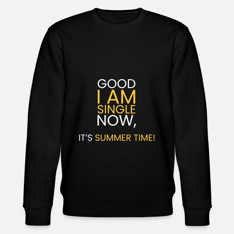 Single: It's summer! - Stanley/Stella CHANGER Unisex Organic Sweatshirt - black
