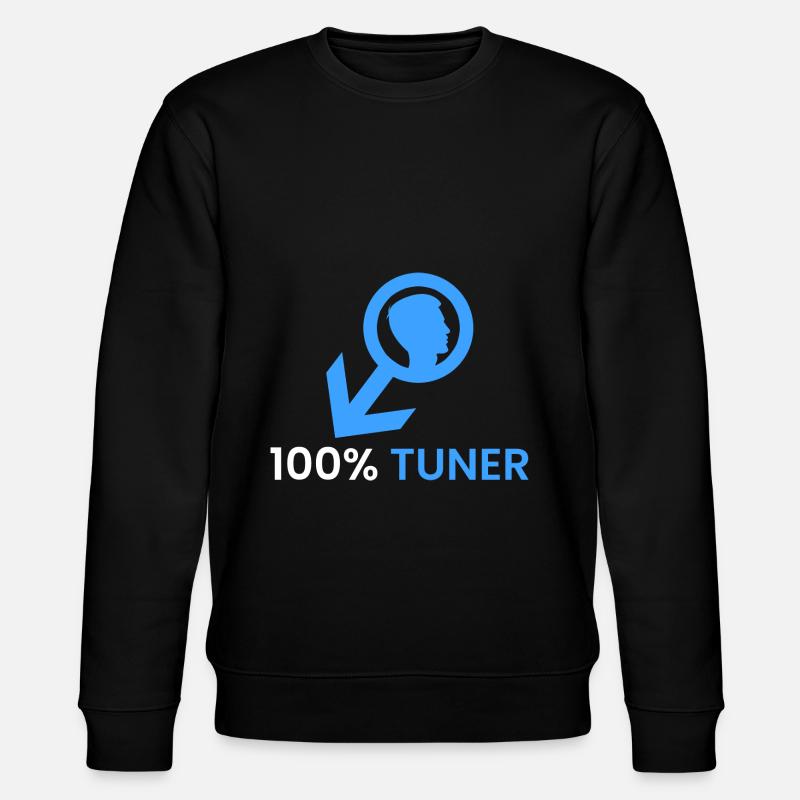 100% Tuner - Stanley/Stella Unisex Bio-Sweatshirt CHANGER  - Schwarz