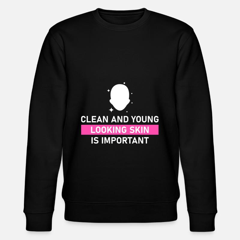 Clean and young-looking skin - Stanley/Stella CHANGER Unisex Organic Sweatshirt - black